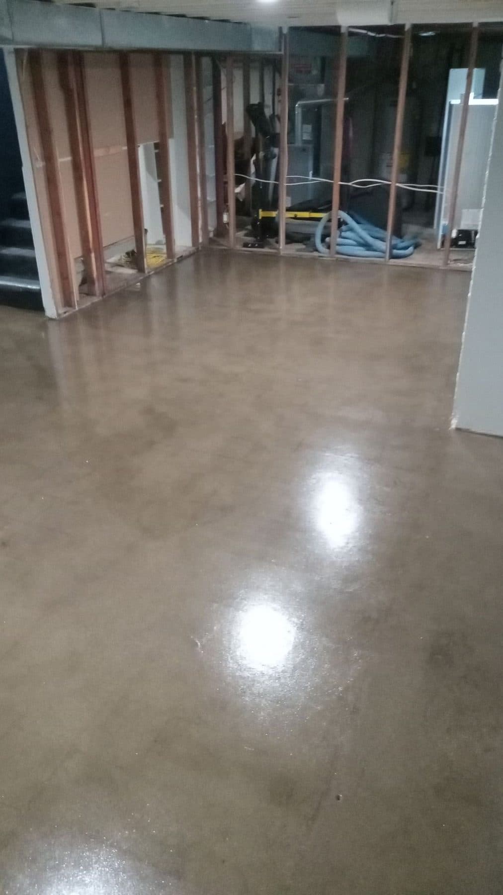 Basement Slab Grind & Seal
